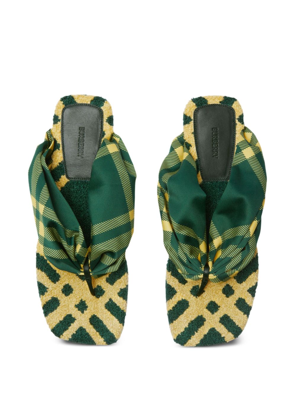 Burberry Sandals Green Citron