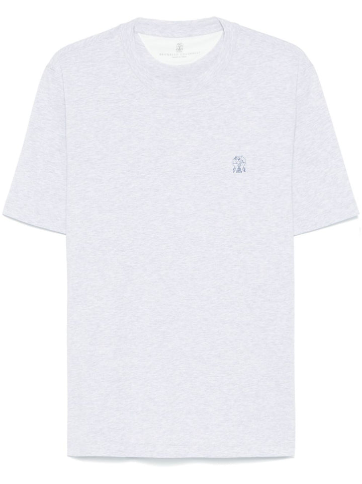 Brunello Cucinelli T-shirts and Polos Light Grey