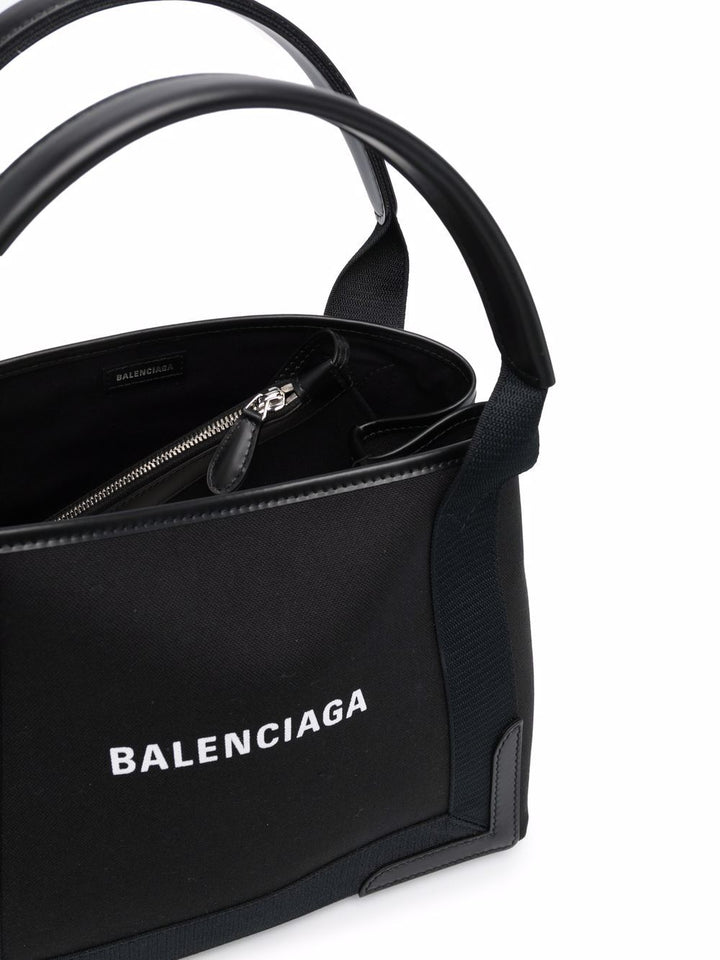 Balenciaga Bags Black Cotton Shopper