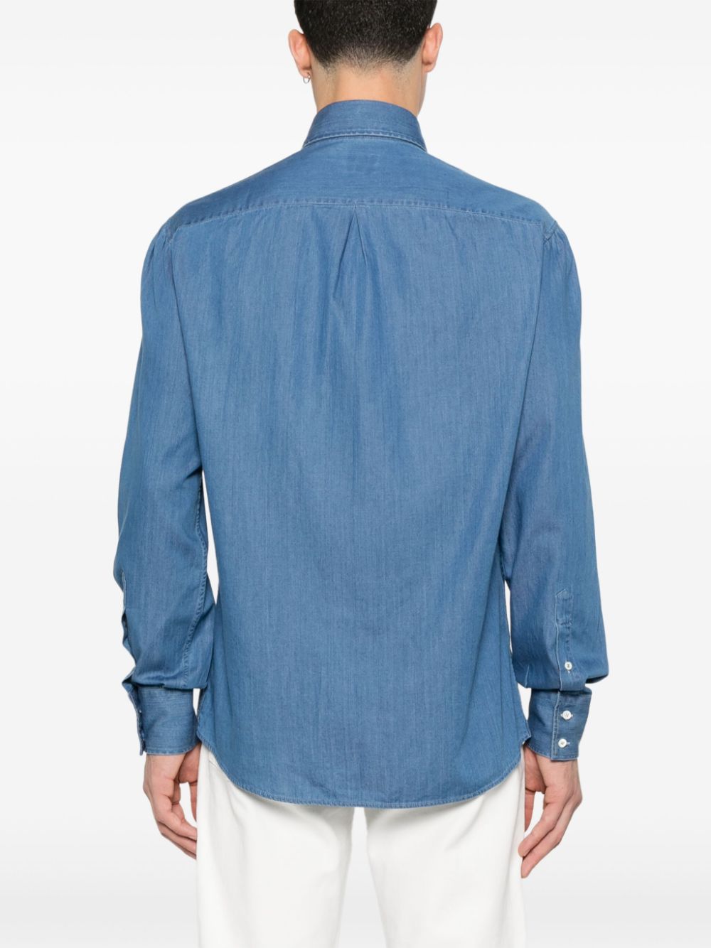 Brunello Cucinelli Shirts Blue