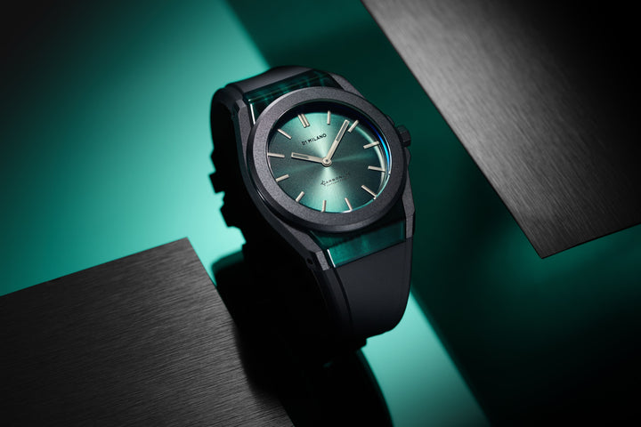 D1 Milano Carbonlite Green 40.5mm Watch