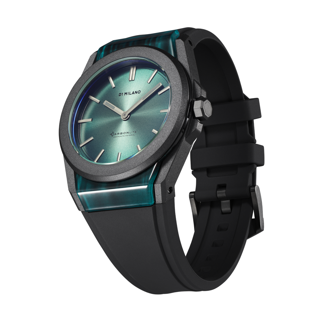 D1 Milano Carbonlite Green 40.5mm Watch