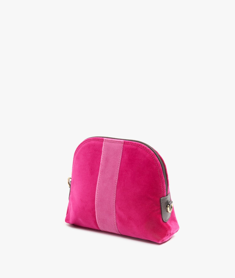 My Style Bags Cosmetic & Toiletry Bags My Style Bags Twin Velvet Makeup Bag in Fuchsia for Women Brand