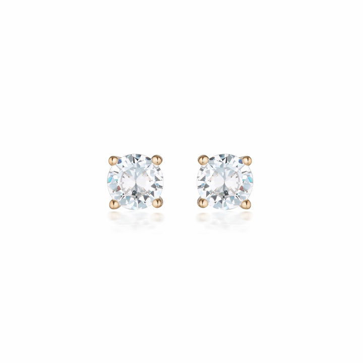 Georgini Earrings Georgini Gold Moissanite Studs 1tcw In 9ct Rose Gold Georgini Gold Moissanite Studs 1tcw In 9ct Rose Gold Brand