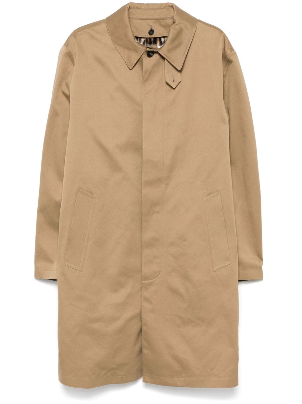 Saint Laurent Jackets 50 Saint Laurent Coats Beige Saint Laurent Beige Cotton Gabardine Trench Coat with Faux-Fur Lining Brand