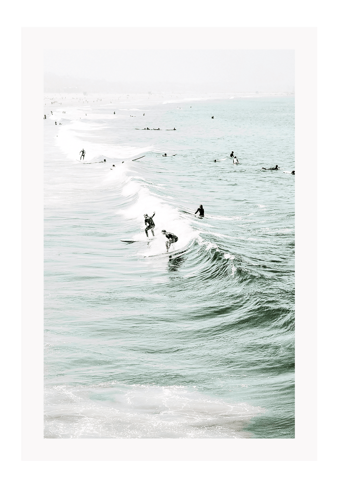 Canvas Print 60x90cm / Unframed Surf Surf Wall Art : Ready to hang framed artwork. Brand