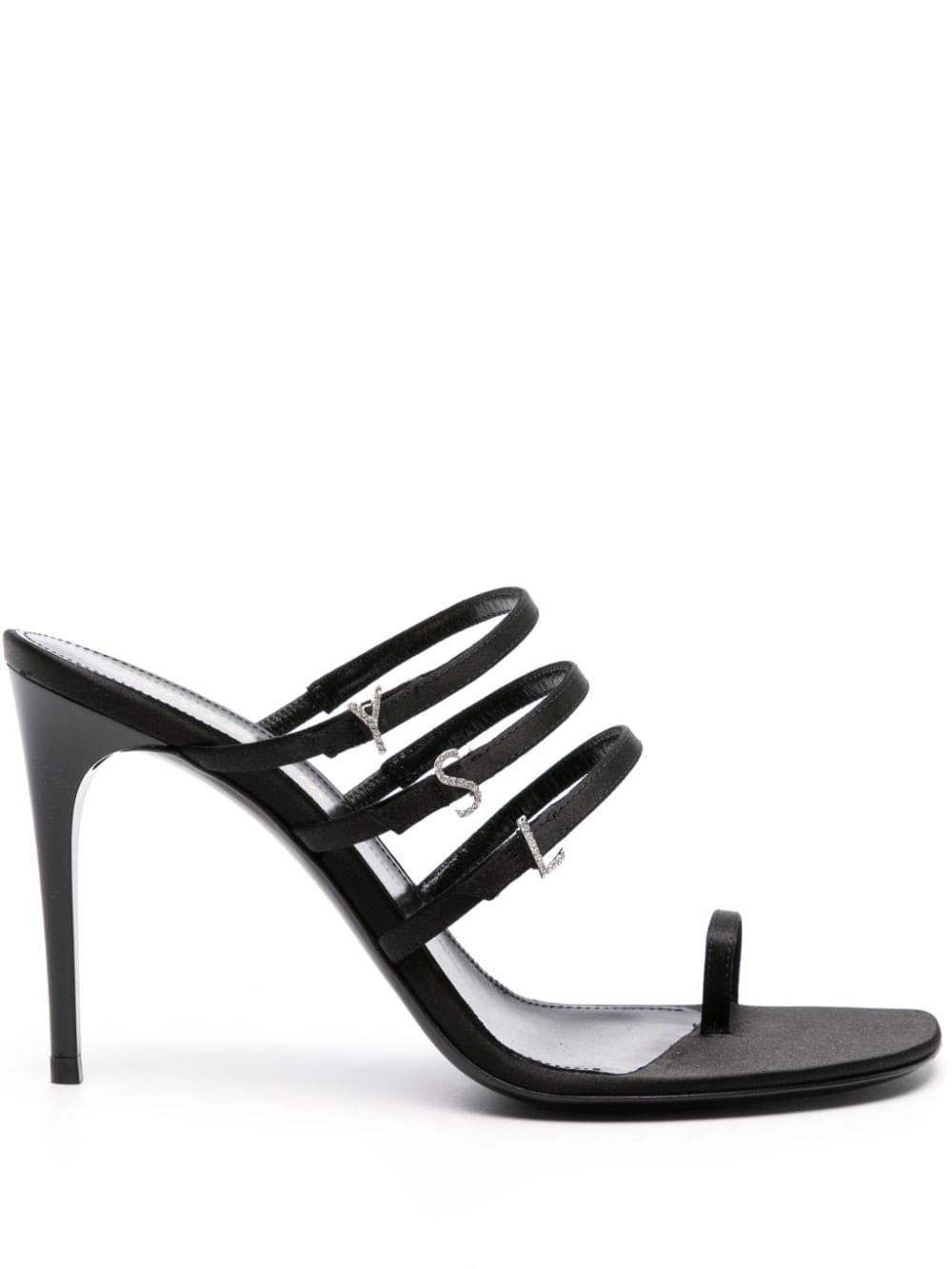 Saint Laurent Sandals 38 Saint Laurent Sandals Black Saint Laurent Elegant Black Sandals at Italian Luxury Group Brand