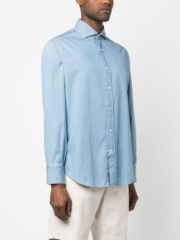 Brunello Cucinelli Shirts Brunello Cucinelli Shirts Clear Blue Brunello Cucinelli Shirts Clear Blue Brand