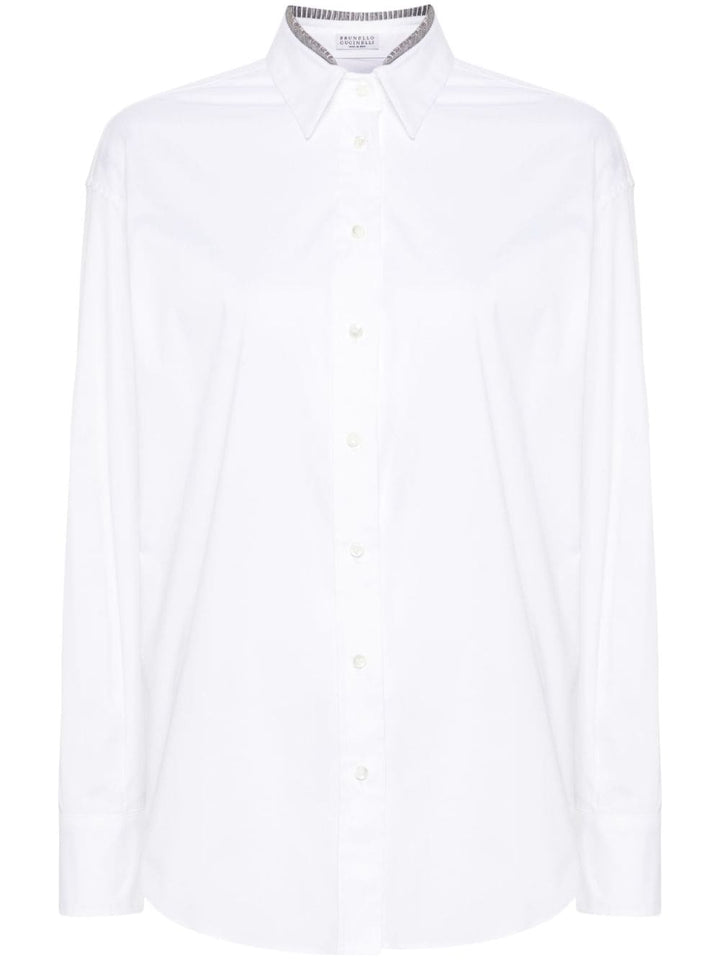 Brunello Cucinelli Shirts Brunello Cucinelli Shirts White Brunello Cucinelli Shirts White Brand