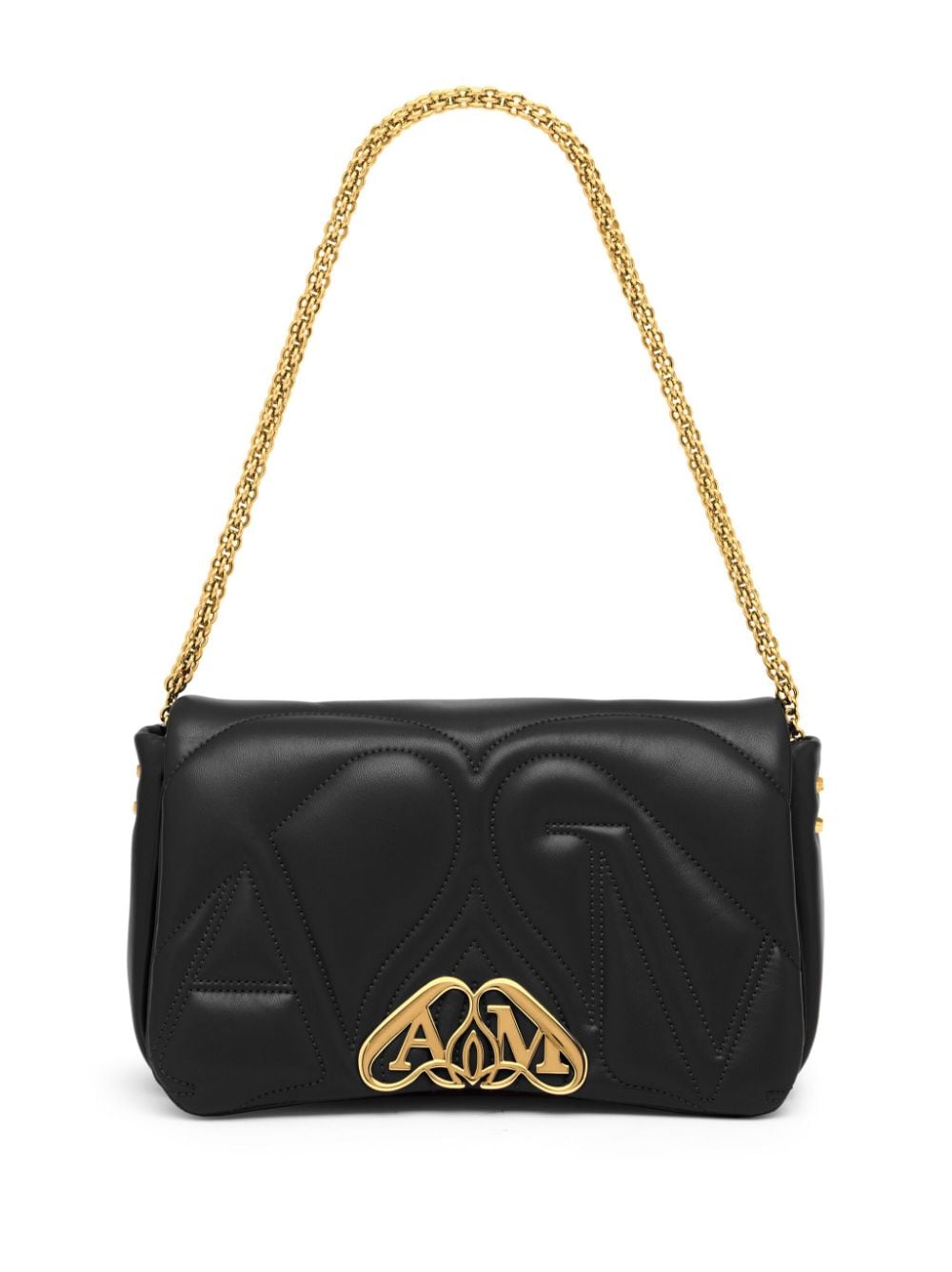 Alexander Mcqueen Shoulder UNI Alexander McQueen Seal Bags Black Alexander McQueen Seal Bags Black Brand