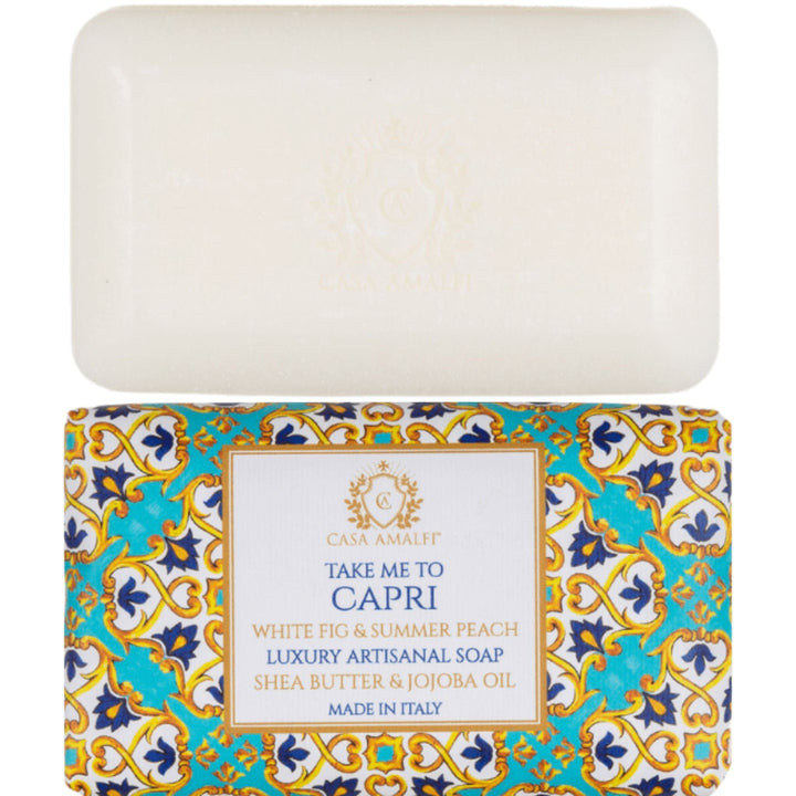 Casa Amalfi Single Body Soap Casa Amalfi Take Me To Capri Body Soap - White Fig & Ivy 150g Take Me To Capri Body Soap 100% vegan  Brand