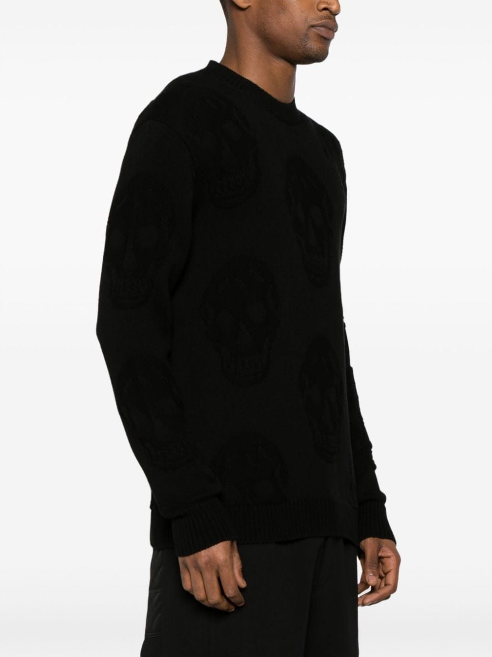 Alexander Mcqueen Topwear Alexander McQueen Sweaters Black Alexander McQueen Sweaters Black Brand