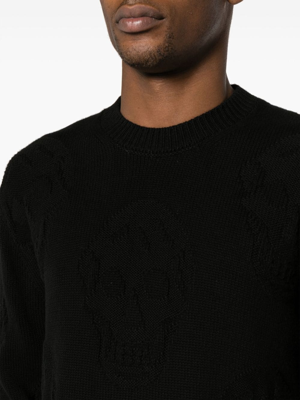 Alexander Mcqueen Topwear Alexander McQueen Sweaters Black Alexander McQueen Sweaters Black Brand