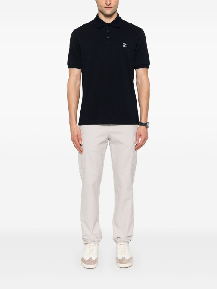 Brunello Cucinelli Topwear Brunello Cucinelli T-shirts and Polos Blue Brunello Cucinelli T-shirts and Polos Blue Brand