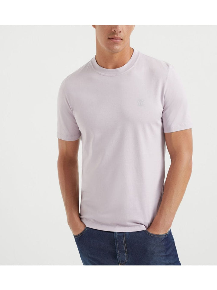 Brunello Cucinelli Topwear Brunello Cucinelli T-shirts and Polos Purple Brunello Cucinelli T-shirts and Polos Purple Brand