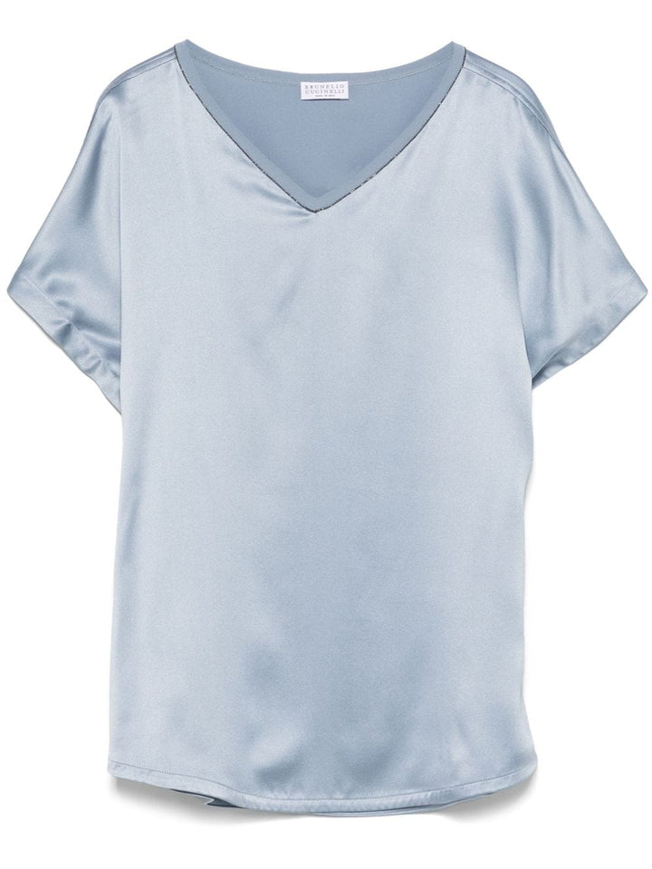 Brunello Cucinelli Topwear Brunello Cucinelli Top Clear Blue Brunello Cucinelli Top Clear Blue Brand