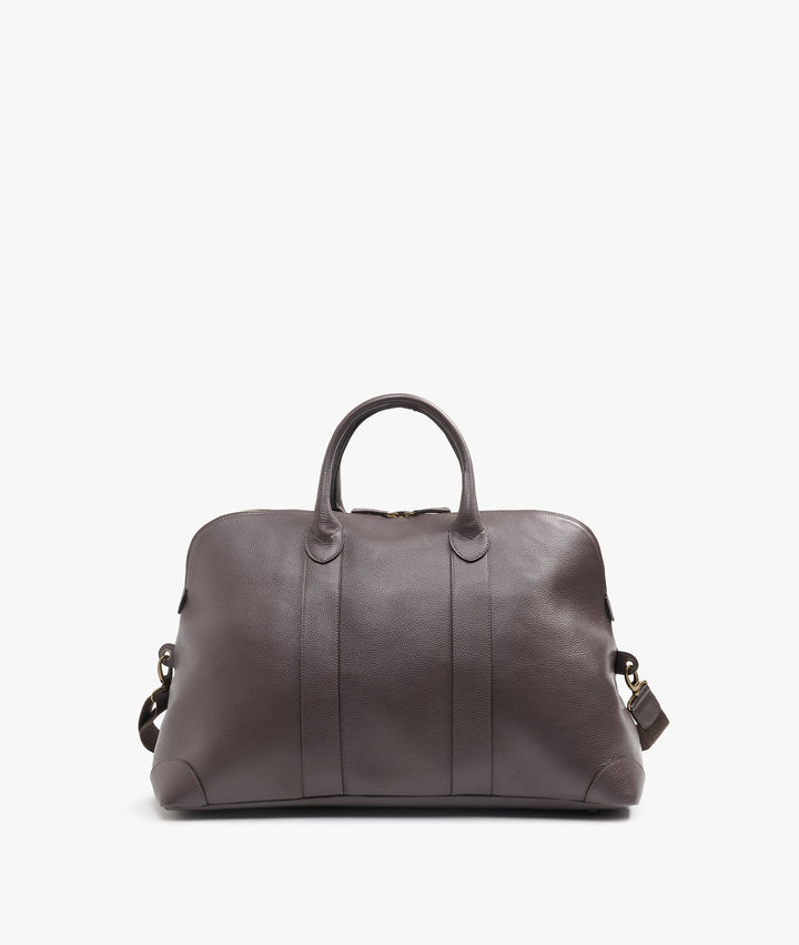 My Style Bags Travel Bags My Style Bags London Milano Suede Duffel Travel Bag in Dark Brown for Men Brand