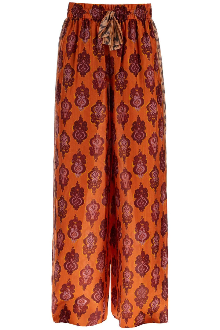 Zimmermann Trousers Zimmermann high waist wide leg ikat print silk pants orange Zimmermann high waist wide leg ikat print silk pants orange Brand