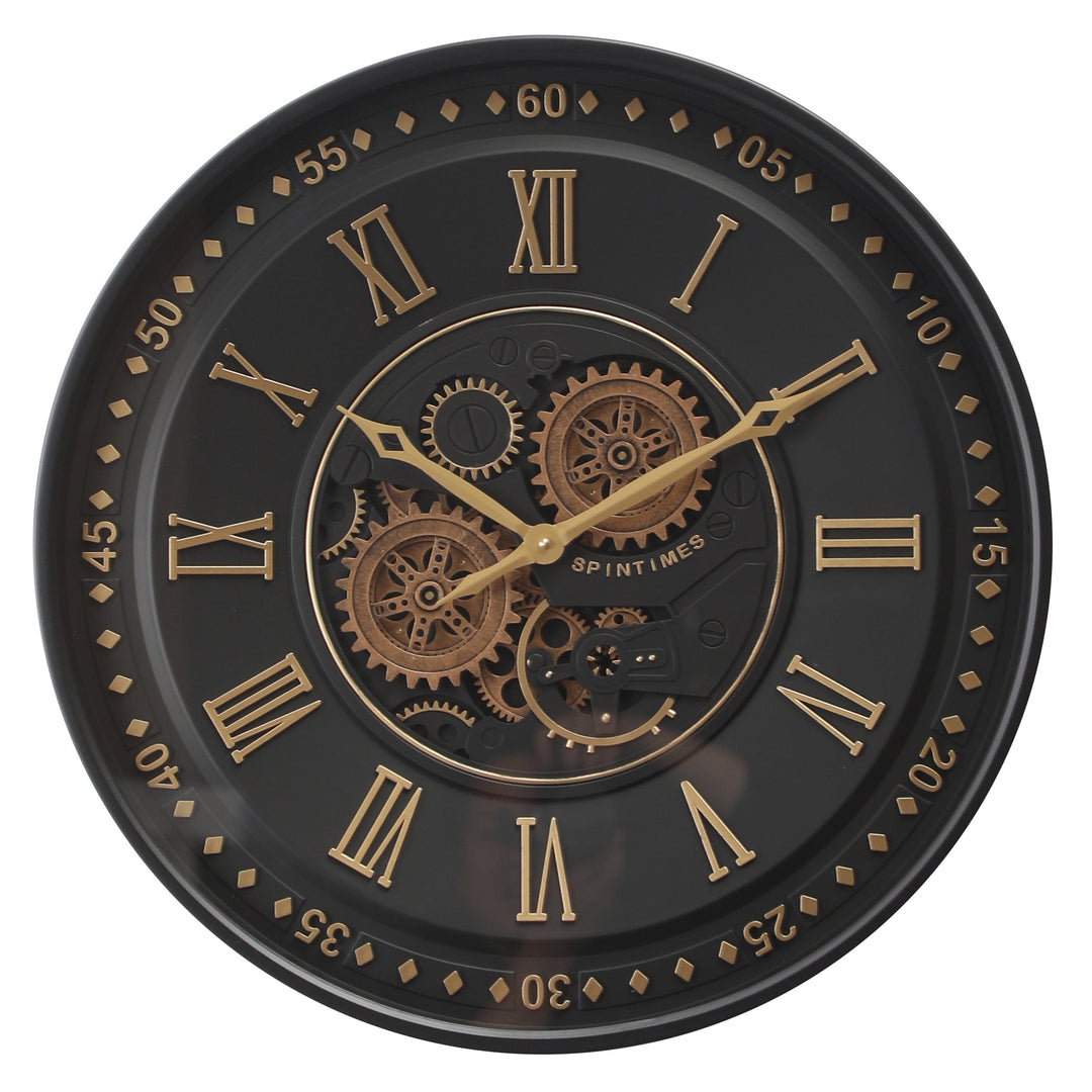 Chilli Wall Clock Patrizio Round Moving Cogs Wall Clock Brand