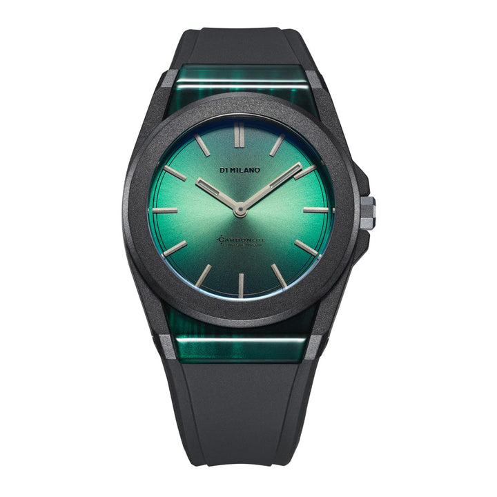 D1 Milano Watch D1 Milano Carbonlite Green 40.5mm Watch Brand