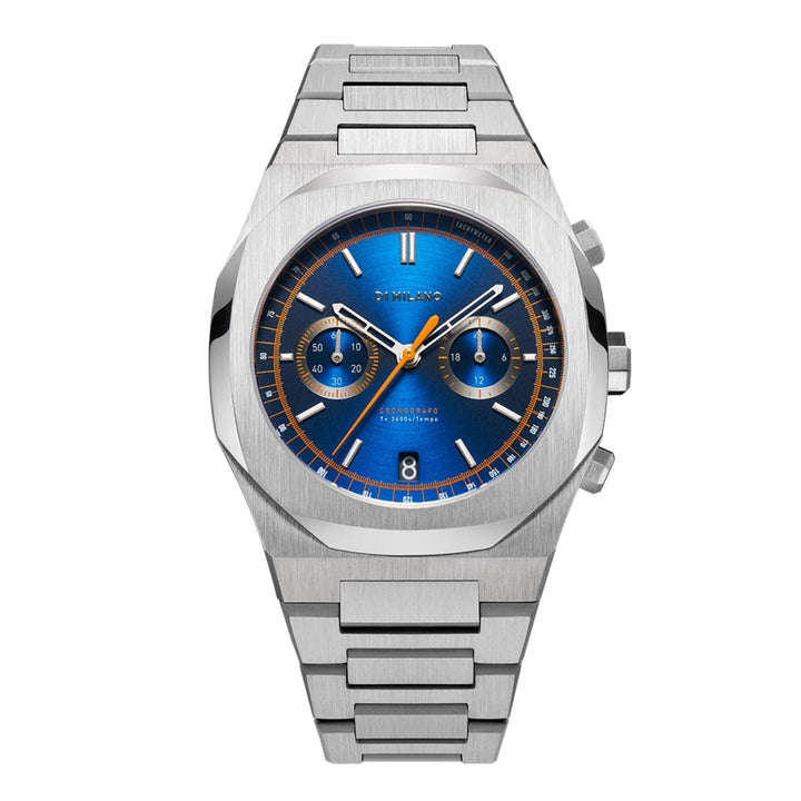 D1 Milano Watch D1 Milano Royal Blue Cronografo Watch Brand