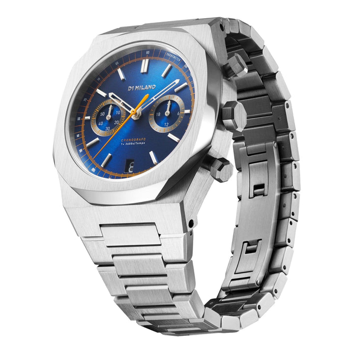 D1 Milano Watch D1 Milano Royal Blue Cronografo Watch Brand