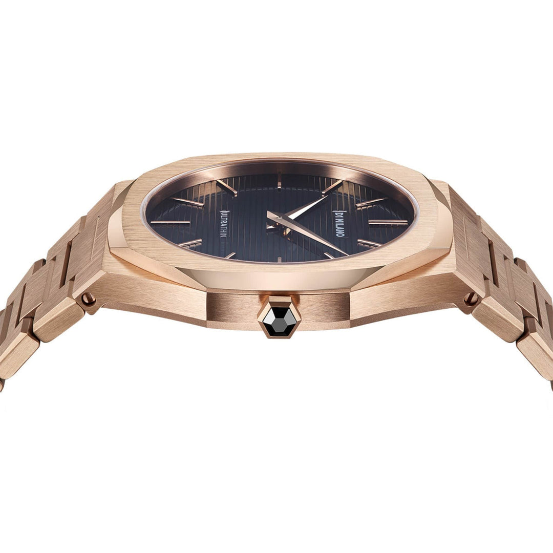 D1 Milano Watch D1 Milano Ultra Slim 40mm Rose Gold Watch Brand