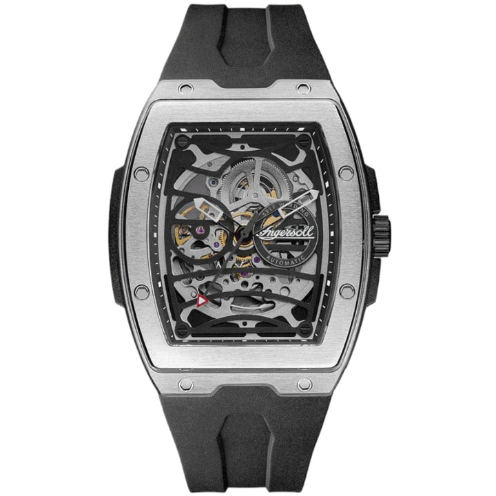 Ingersoll Watch Ingersoll The Challenger Automatic Silver and Black Watch 44.6mm Ingersoll The Challenger Automatic Silver and Black Watch 44.6mm Shop Now Brand