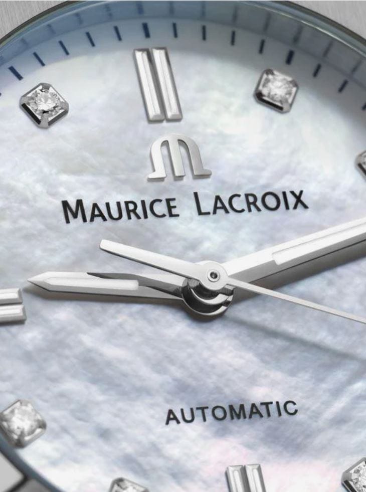 Maurice Lacroix Watch Maurice Lacroix Automatic Date 35mm Authentic Watch Mother of Pearl Maurice Lacroix Automatic Date 35mm Authentic Watch Elegant for Women Brand