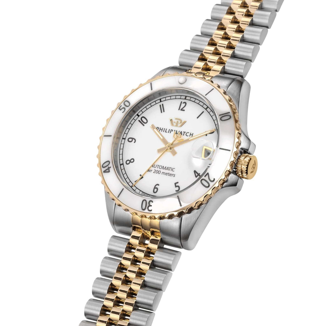 Philip Watch Watch Philip Watch Caribe Swiss Made Diving Two Tone Ladies Automatic Brand